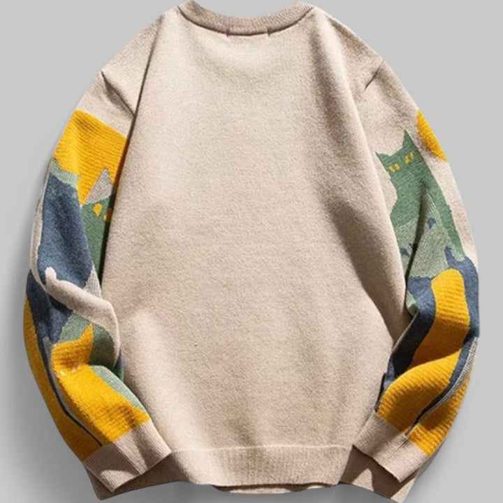 Klyber | Abstract Cat Art Jumper