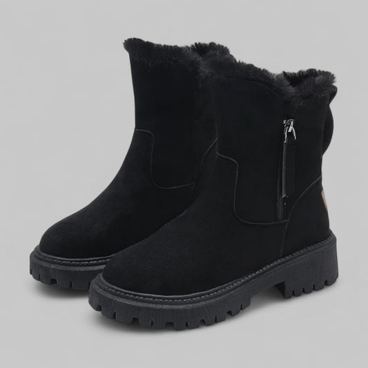 Classy Fur Lined Winter Boots
