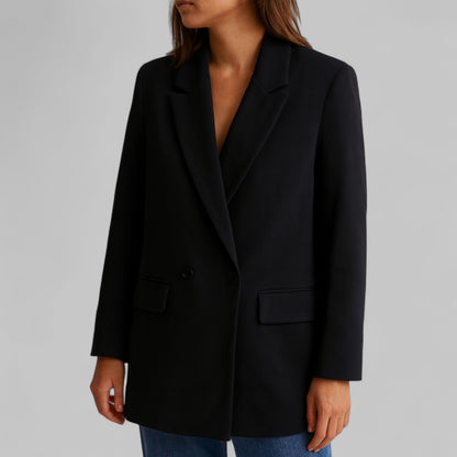 Double-Breasted Oversized Blazer