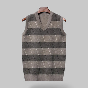 Klyber | Old Money Striped V-Neck Sleeveless Tank