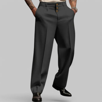 Comfortable Loose-Fit Business Trousers