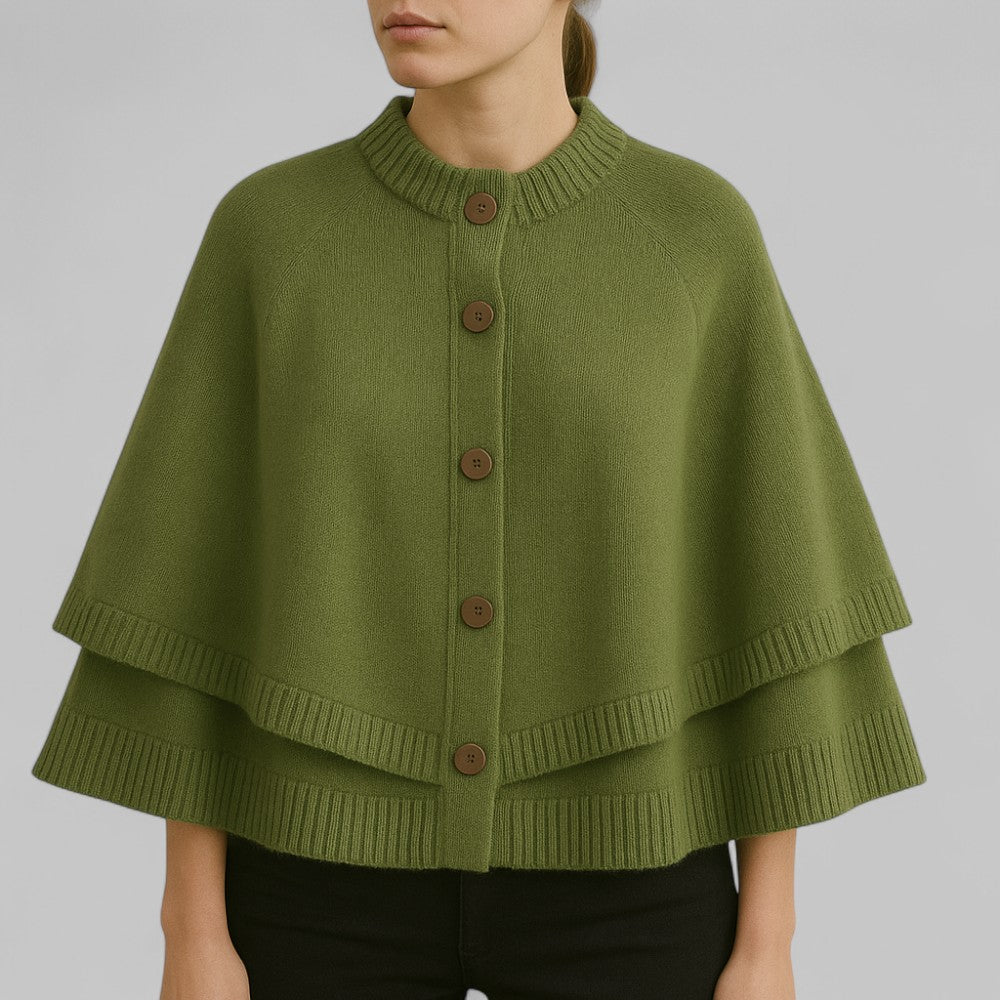 Knit Cape Cardigan