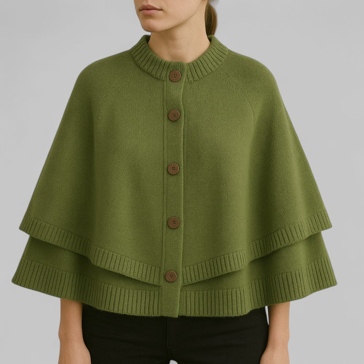 Knit Cape Cardigan