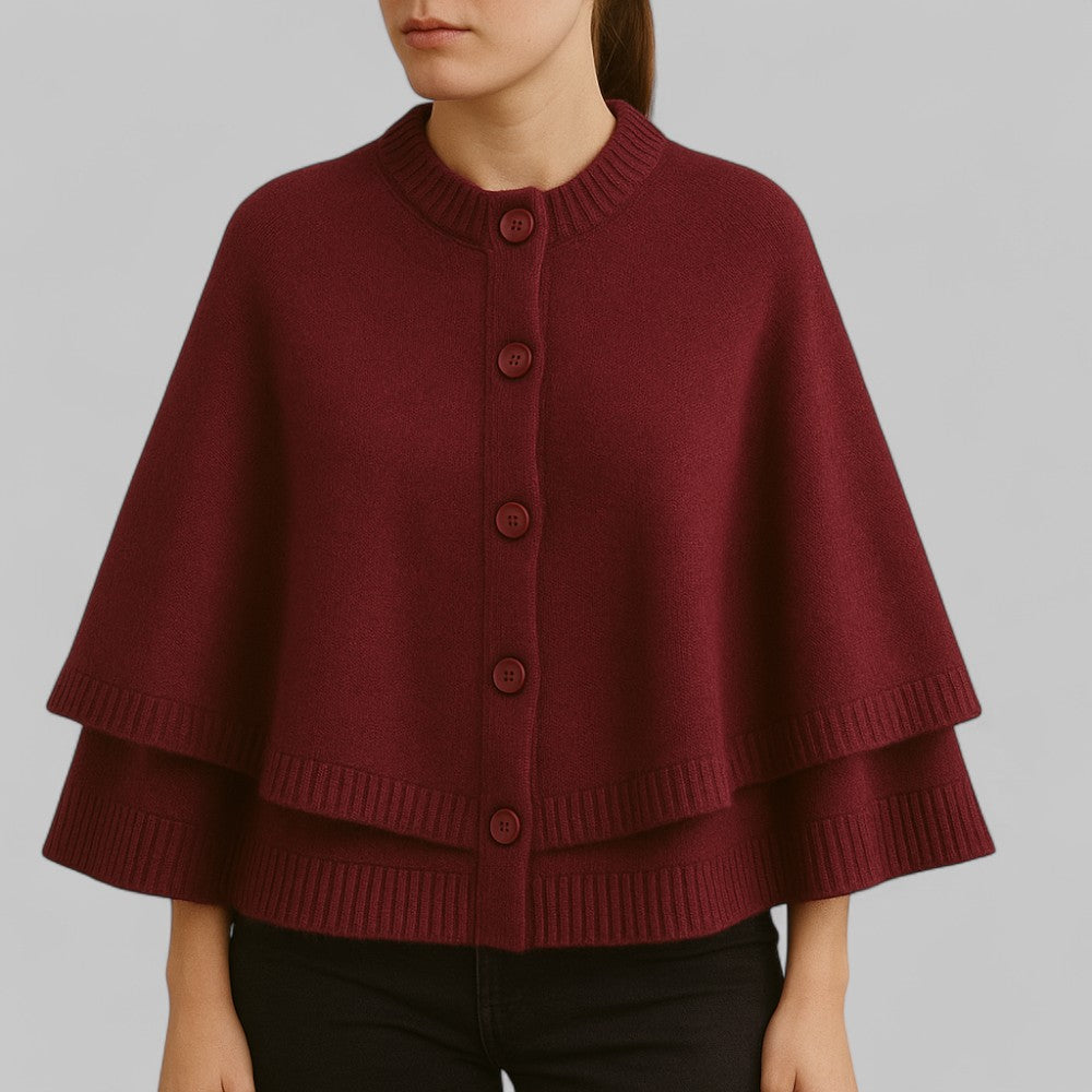 Knit Cape Cardigan