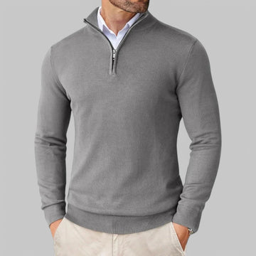 Old-Money Half Zip Jumper