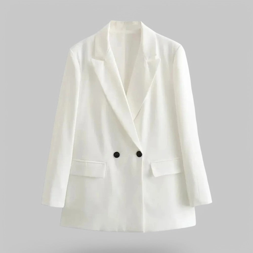 Double-Breasted Oversized Blazer