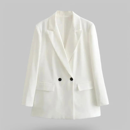 Double-Breasted Oversized Blazer
