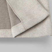 Open Stitch Lapel Collar Trench Coat