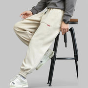 Casual Loose Fit Corduroy Joggers