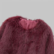Klyber | Thick Warm Faux Fur Cropped Jacket