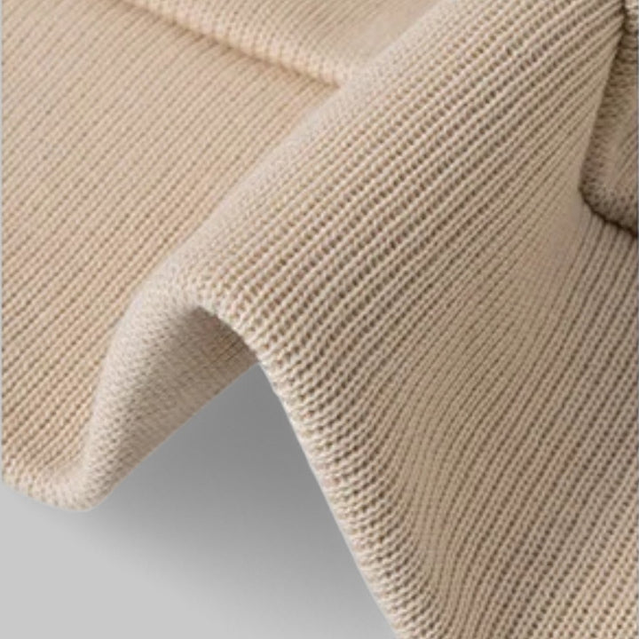 Solid V-Neck Knit Cardigan
