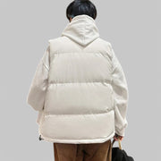 Klyber | Men's Oversized Zip-Up Puffer Gilet Vest with Stand Collar
