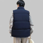 Klyber | Men's Oversized Zip-Up Puffer Gilet Vest with Stand Collar