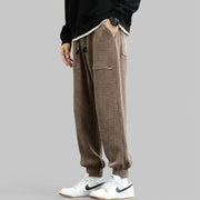 Casual Loose Fit Corduroy Joggers