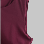 Sleeveless Draped Mini Dress