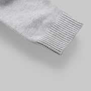 Mock Neck Knit Jumper in Solid Colour