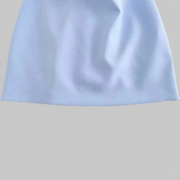 Klyber | Strapless Draped Mini Dress with Back Zipper