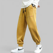 Casual Loose Fit Corduroy Joggers
