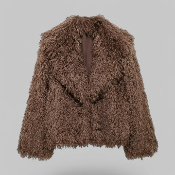 Shaggy Teddy Lapel Jacket