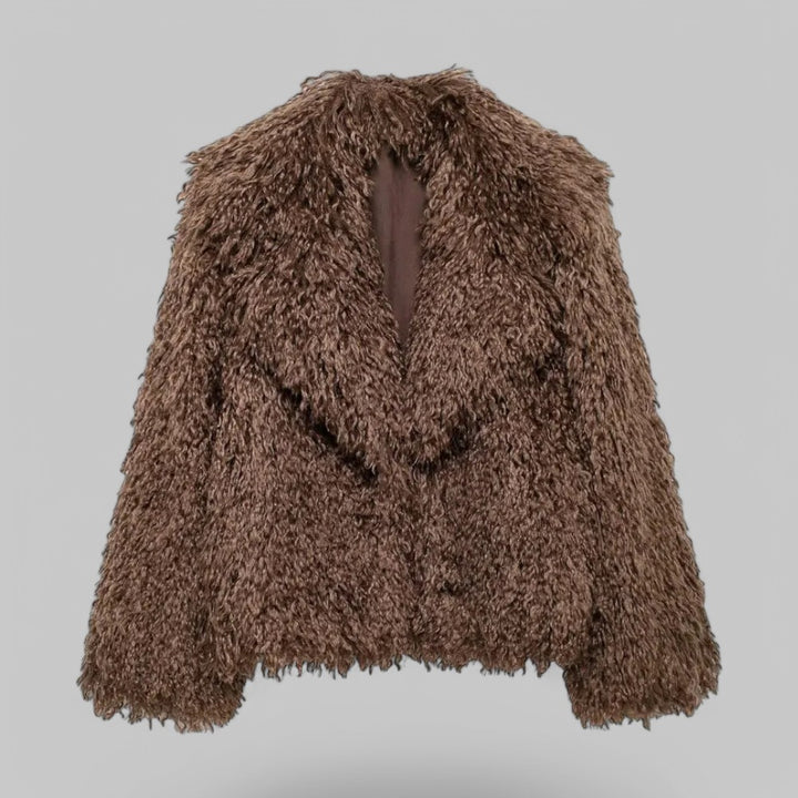 Shaggy Teddy Lapel Jacket