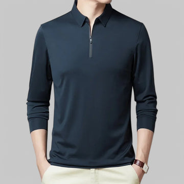 Klyber | Long Sleeve Half-Zip Collar Top