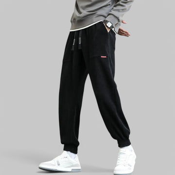 Casual Loose Fit Corduroy Joggers