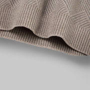 Men's Mock Neck Patterned Knit Jumper
