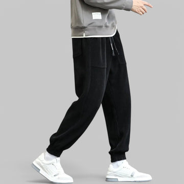 Casual Loose Fit Corduroy Joggers