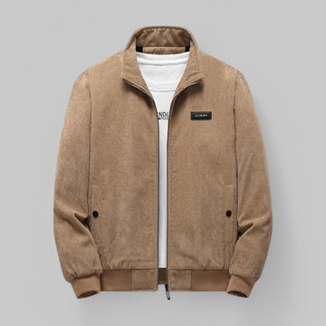 Windproof Fleece-Lined Corduroy Jacket