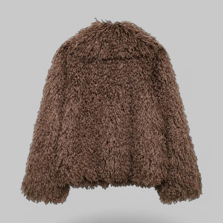 Shaggy Teddy Lapel Jacket