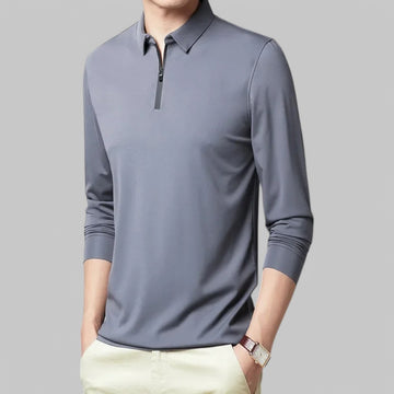 Klyber | Long Sleeve Half-Zip Collar Top
