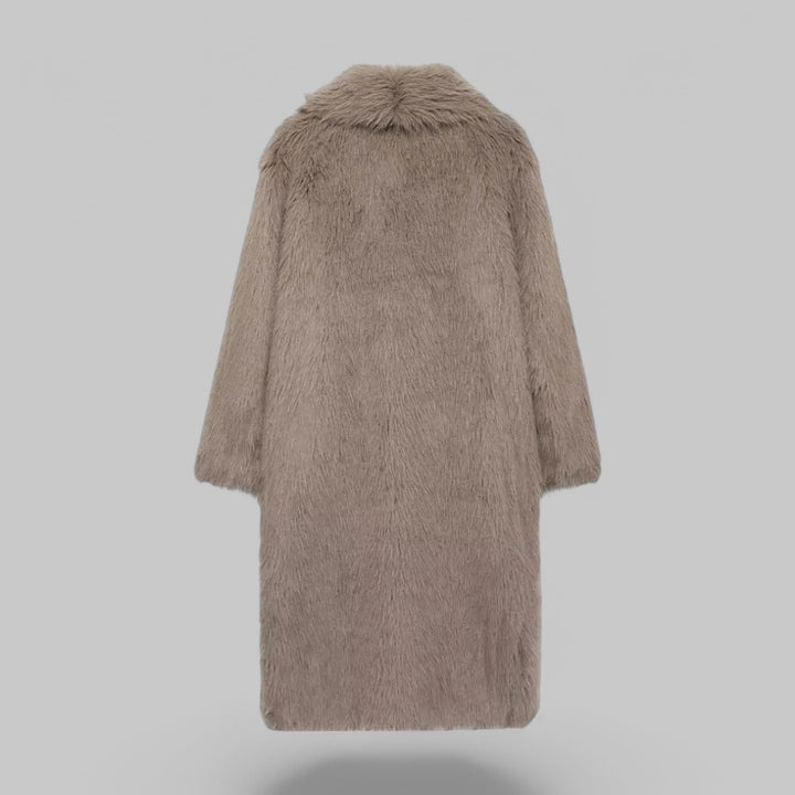 Women's Long Plush Faux Fur Coat