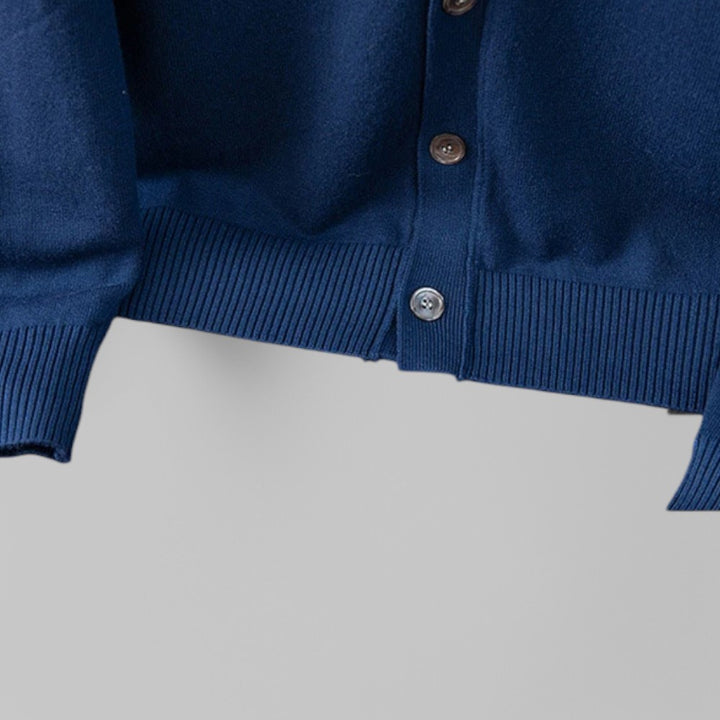 Men's V-Neck Knit Cardigan