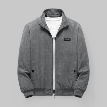 Windproof Fleece-Lined Corduroy Jacket