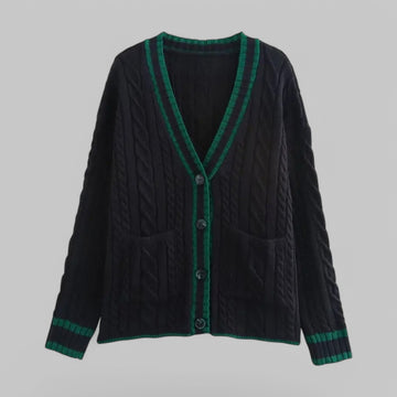 Women's Old Money Loose Knit Cardigan