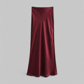 Klyber | Flowing Silk-Like Midi Skirt