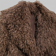 Shaggy Teddy Lapel Jacket