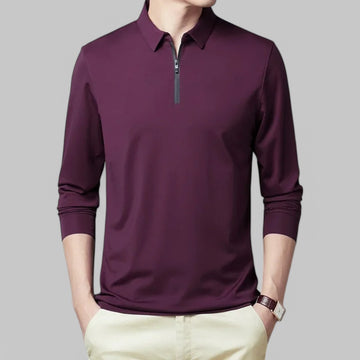 Klyber | Long Sleeve Half-Zip Collar Top