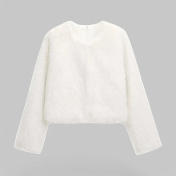 Klyber | Thick Warm Faux Fur Cropped Jacket