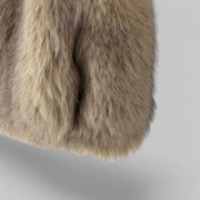 Faux Fur Sleeveless Waistcoat