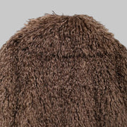 Shaggy Teddy Lapel Jacket