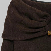 Klyber | Off-the-Shoulder Straight Neck Knit Jumper