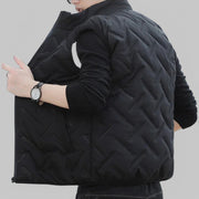 Men's Patterned Padded Gilet Body Warmer
