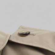 Double-Breasted Trench Coat with Belt