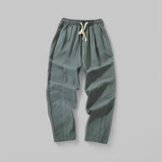 Breathable Cotton-Linen Casual Trousers