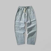 Breathable Cotton-Linen Casual Trousers