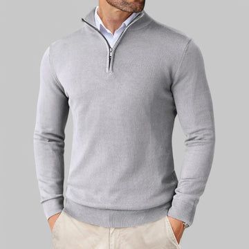 Old-Money Half Zip Jumper