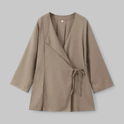 Klyber | Belted Kimono Top & Pleated Trousers 2-Piece Set