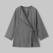 Klyber | Belted Kimono Top & Pleated Trousers 2-Piece Set