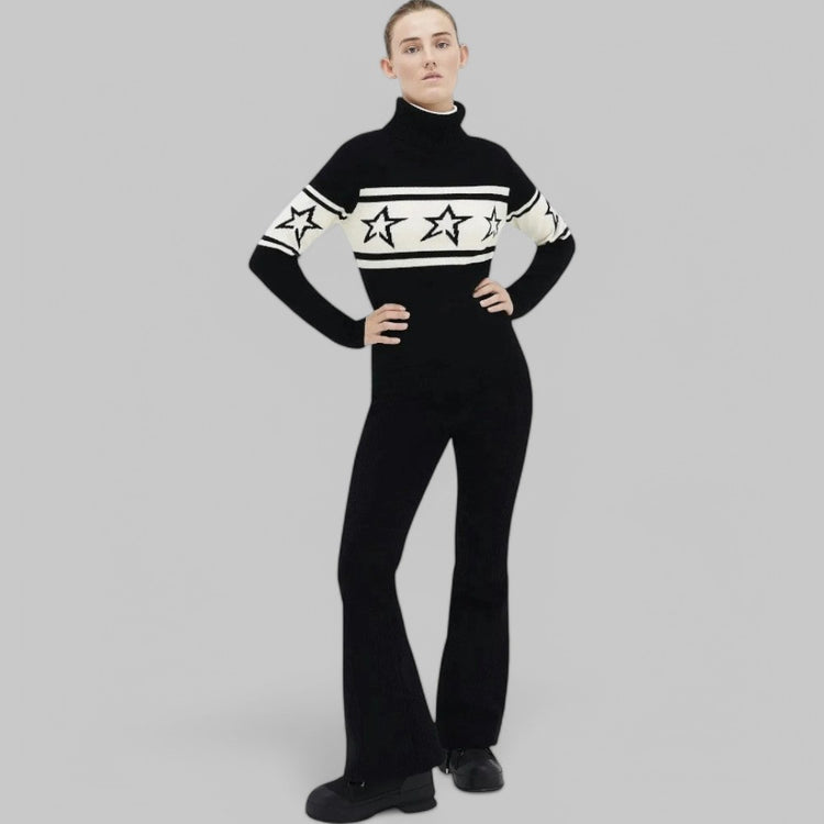 Klyber | Star Pattern Ski Turtleneck Jumper